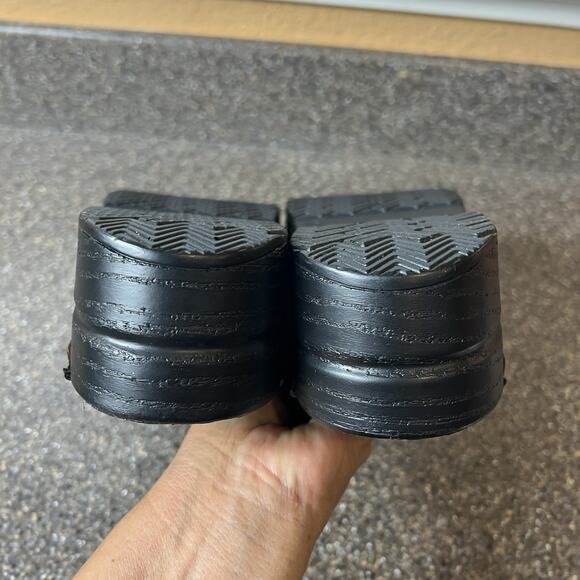 Dansko Brown Leather Clogs/Mule Men EU 47 US 13.5-14 Slip On Comfort Work Casual - Picture 8 of 11